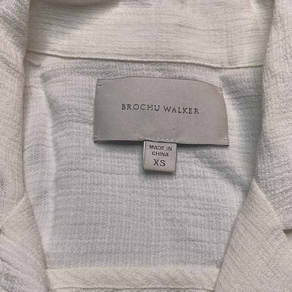 Brochu Walker Cream Crossover Blouse - Picture 5 of 6